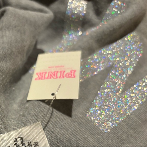 PINK by Victoria's Secret Gray Graphic Hoodie - Picture 6 of 6